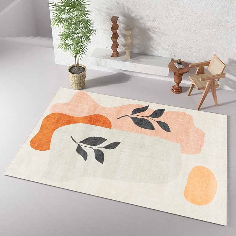 Artistic Carpet Modern Indoor Rug Washable Polyester Stain Resistant Carpet for Home Decor