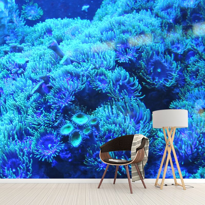 Underwater Pictures Mural Moisture Resistant Wall Decor for House Interior