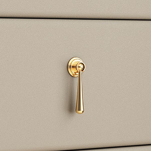 Classic Glam Storage Chest Stone Dresser with 5/4/3 Drawers , 15.6 Inch Width