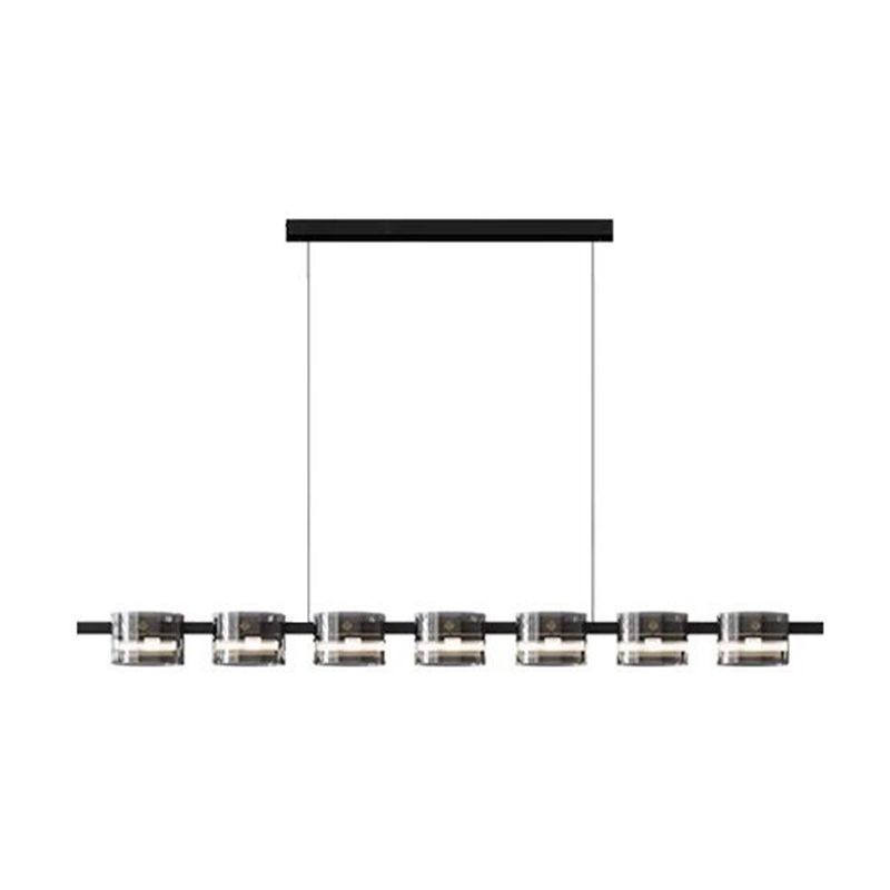 Nordic LED Island Lighting Fixture Simple Glass Pendant Light for Dining Room