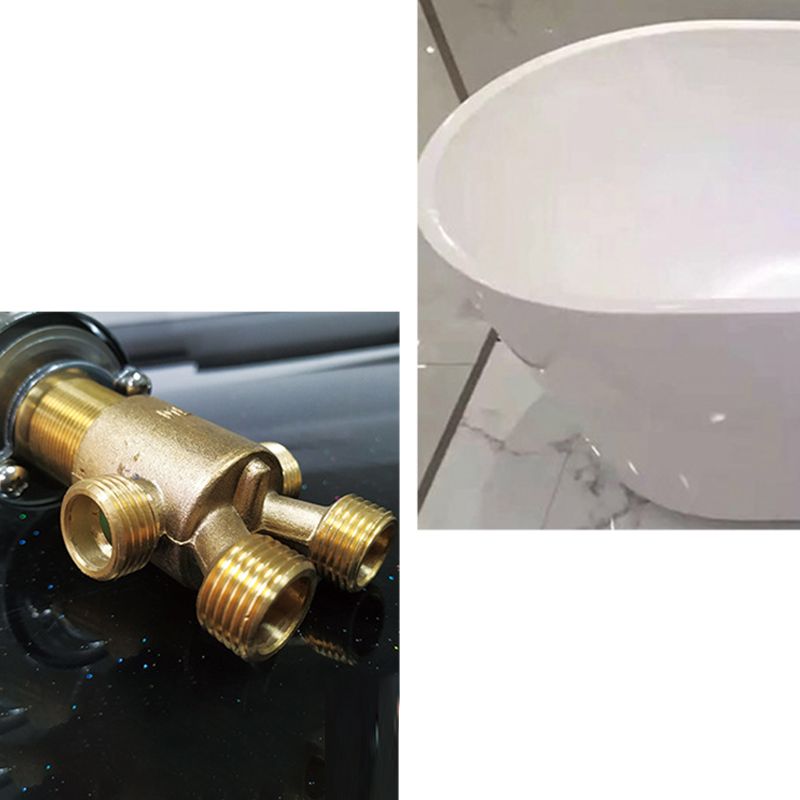 Contemporary Soaking Bathtub Acrylic Rectangular Tub for Home