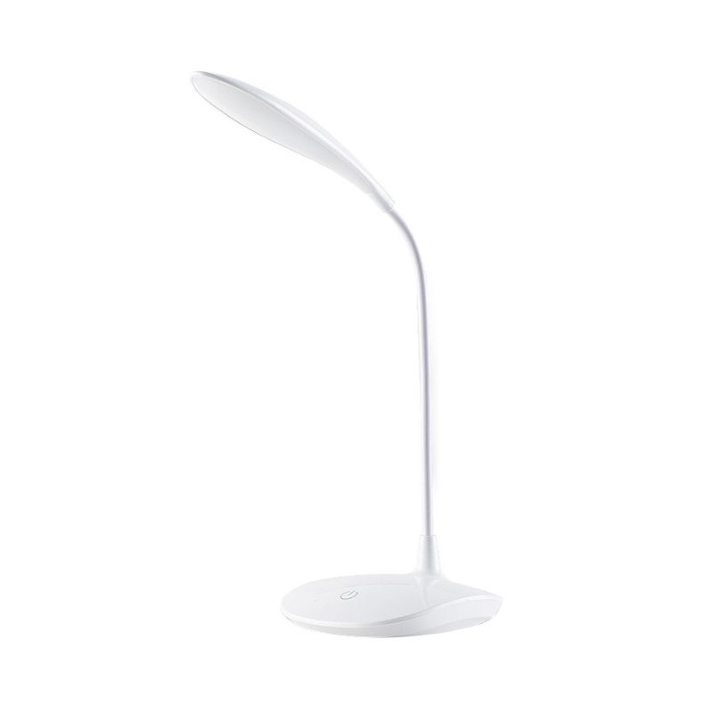 Silicone Hose Touch-Sensitive Desk Lamp Simple Style LED Third Gear Table Lamp for Study Reading