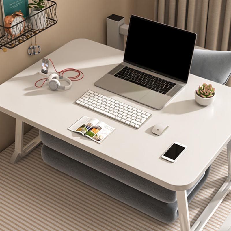 Modern Solid Wood Office Desk in Folding Rectangular Writing Desk for Home