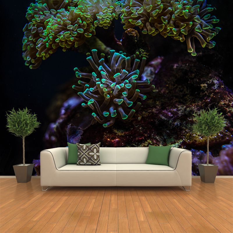 Tropical Seabed Creatures Home Decor Simple Bedroom Wall Decoration Wallpaper