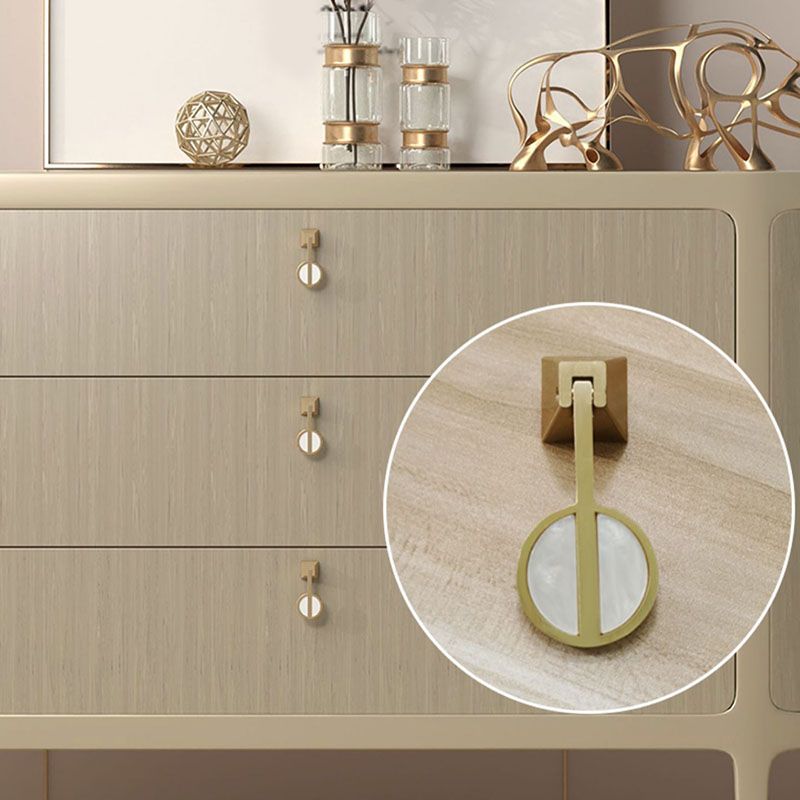 Glam Buffet Table Solid Wood Storage Sideboard Buffet for Dining Room