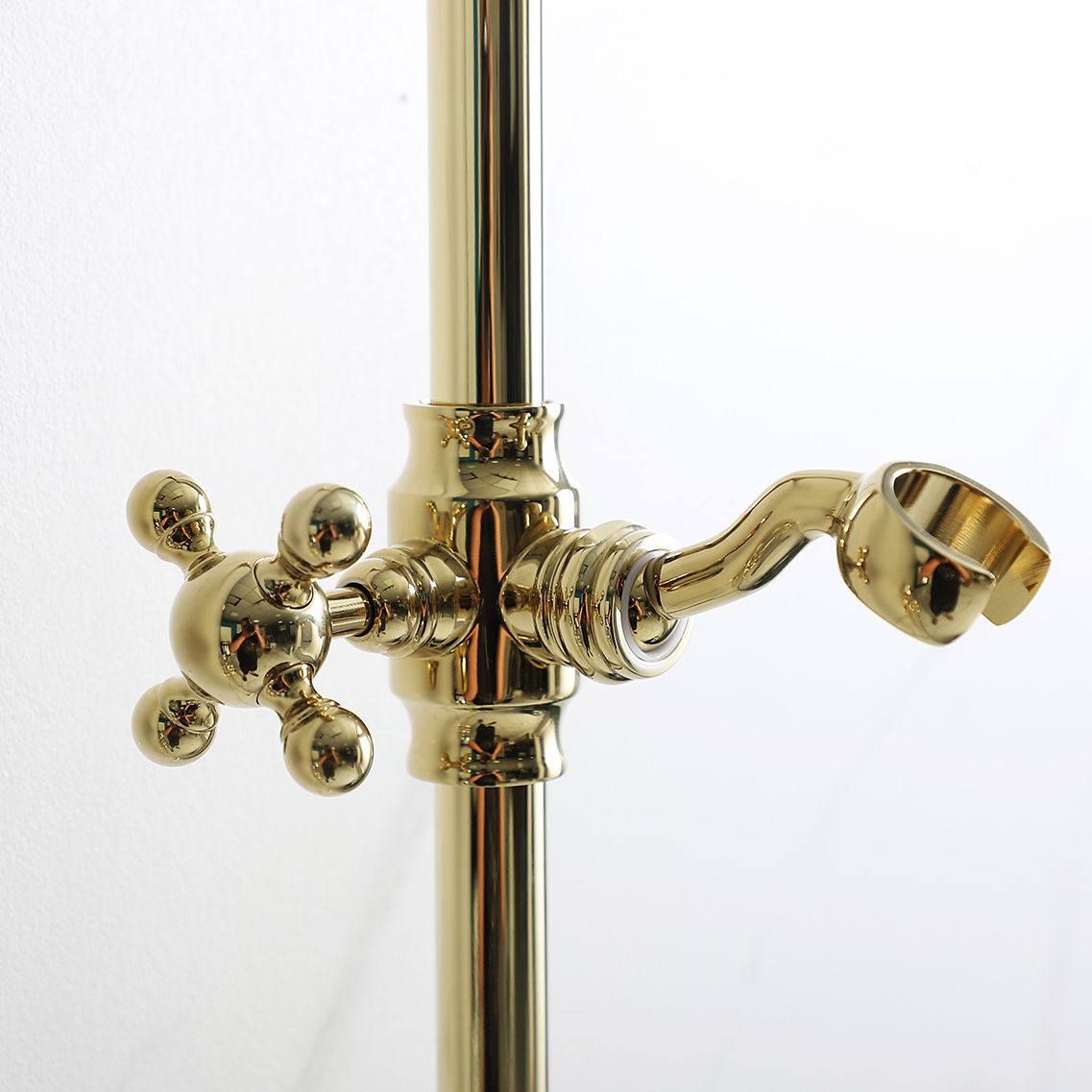 Glam Retro Wall Mounted Metal Claw Foot Tub Faucet Trim Low Arc Claw Foot Tub Faucet