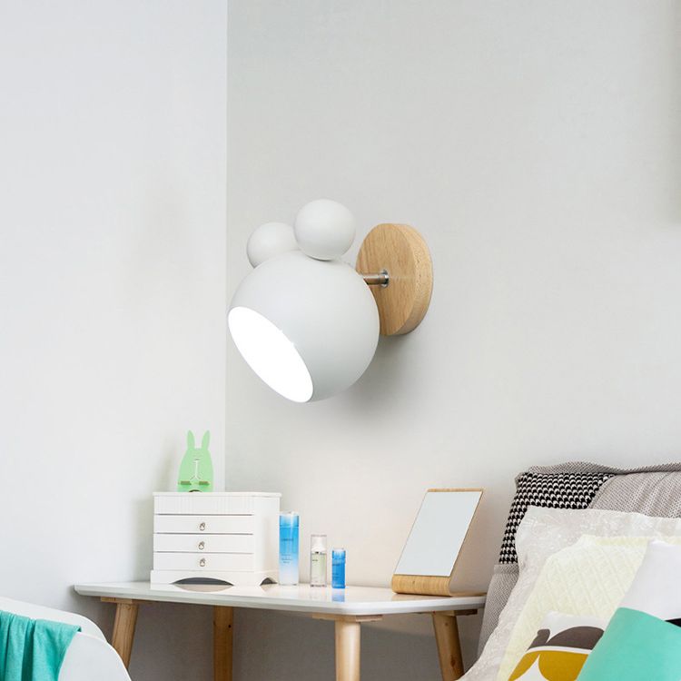 7 "H MacAroon Style Cartoon Mini Wall Lampada Nordic Stile Simplezza SIMPLICITÀ SCONCI