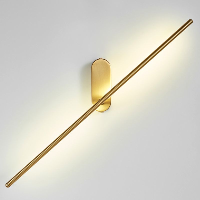 Modern Linear Wall Sconce Light Metal 1-Light Wall Sconce Lighting