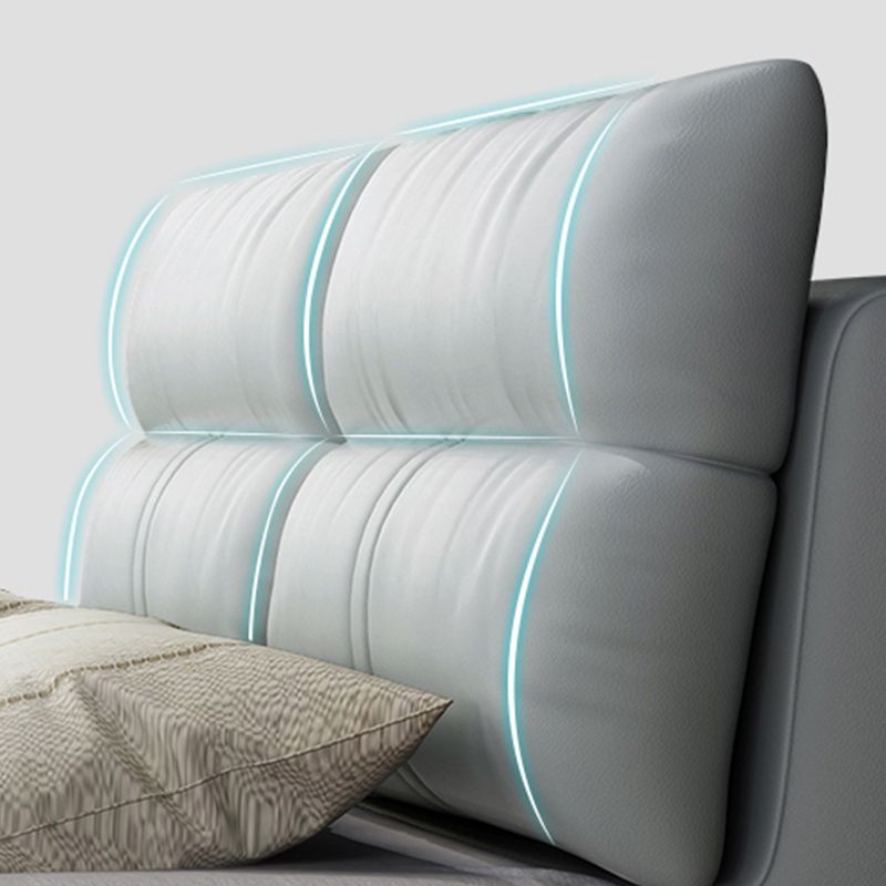 Mattress Included Platform Bed Frame Upholstered Headboard Platform Bed