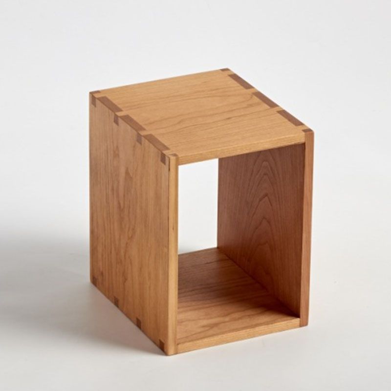 Open Back Bookshelf Modern Style Solid Wood Bookcase for Office