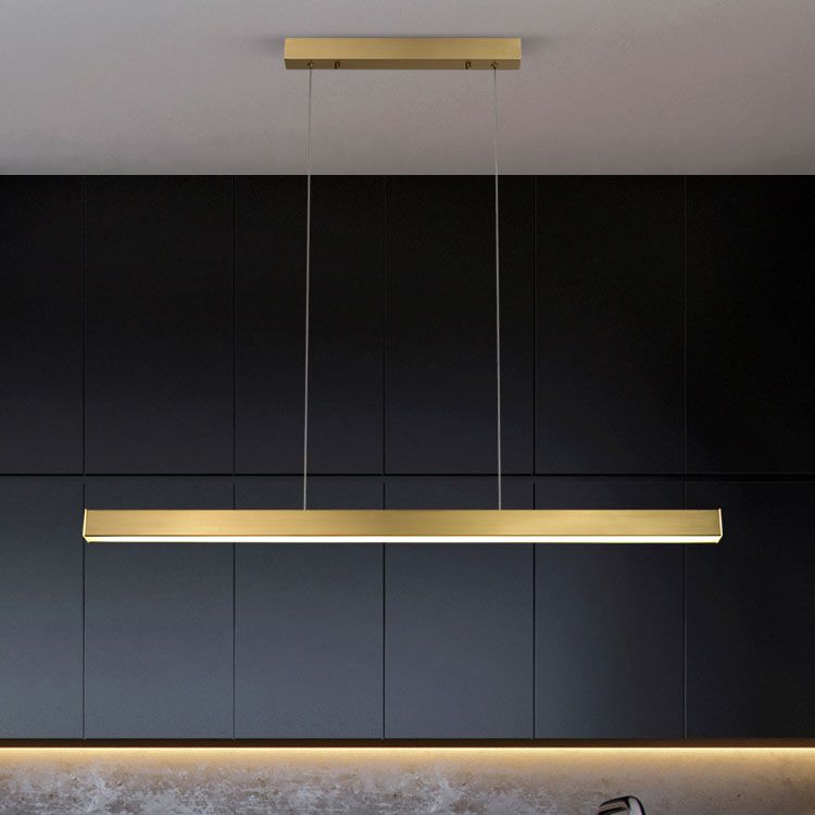 Noordse eenvoudige karakteristiek moderne stijl led hangend eiland hanglamp voor eetkamer bar