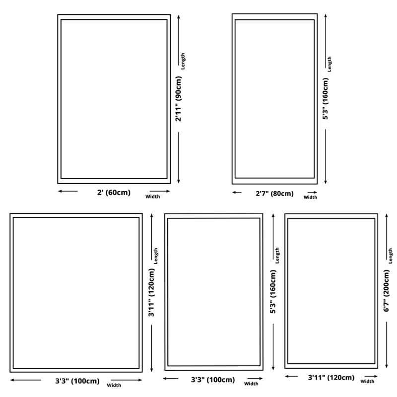 Veelkleurige modern vloerkleed trendy bloemen gedrukt tapijt Niet-slip achterste tapijt voor woningdecoratie