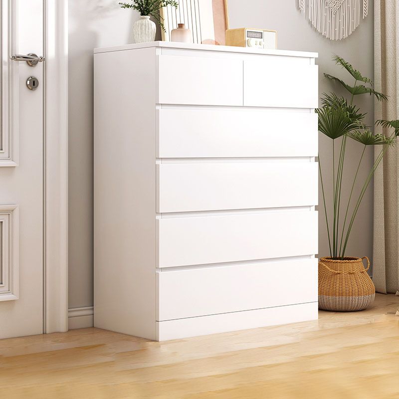 Contemporary Style Wood Accent Chest Side Cabinet with Drawers