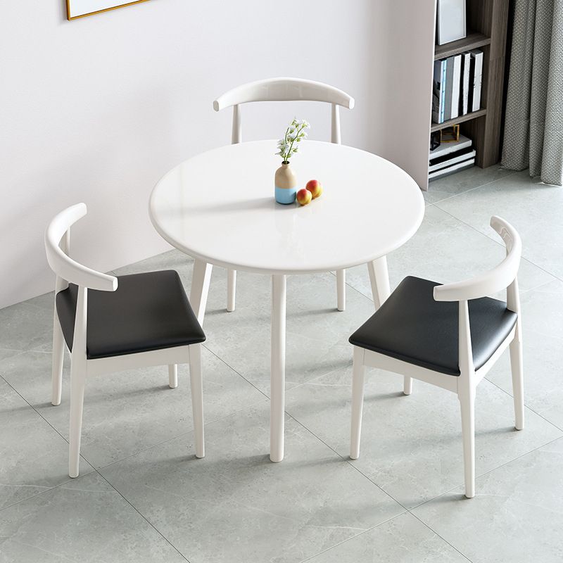 Solid Wood Dining Room Table Round Dining Table for Dining Room