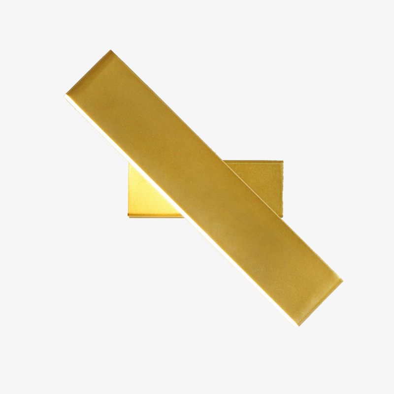 Nordic Modern Wall Lighting 1-Light LED Squared Sconce Light for Bedroom