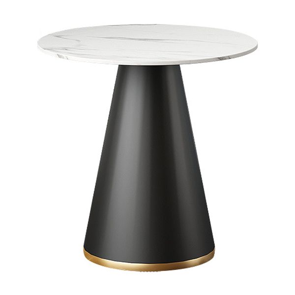 Metal Traditional Luxury Round Indoor Table Sintered Stone Top Table for Home