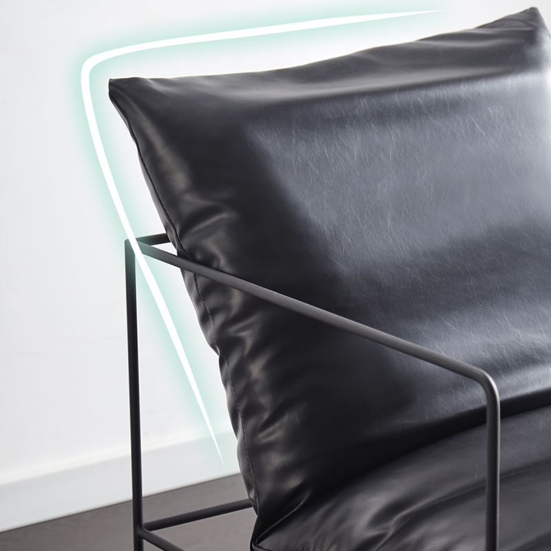 Arm Chair 26.77" L x 26.77" W x 26.77" H  Accent Armchair with Pillow Back