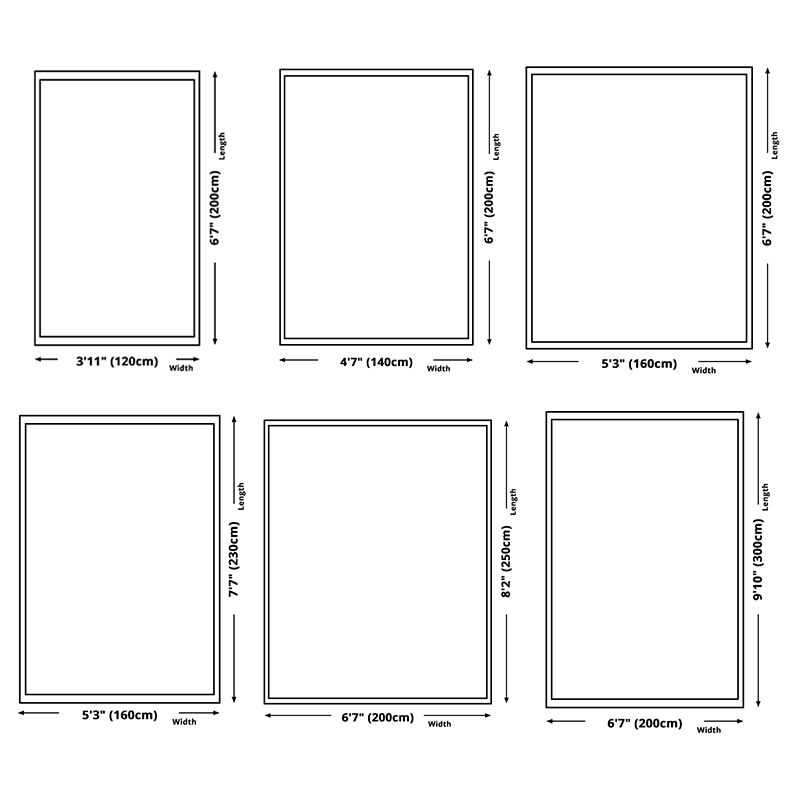 Funky Geometry Pattern Area Rug Modern Distinctive Rectangle Carpet Polyester Stain Resistant Carpet for Home Decor