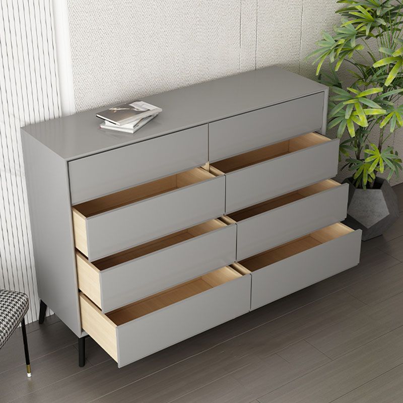 Modernism Horizontal Dresser Wood Storage Lingerie Chest for Home