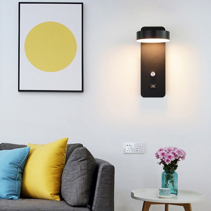 Minimalismo moderno Minimalismo LEDDA LETTURA LAMPAGGIO LAMPAGGIO ANGOLO REGOLABILE MOLTO MOLTO SCONCE LAGUA DELLA MOLTA CON STUSTRO DEMING + DESIGN USB