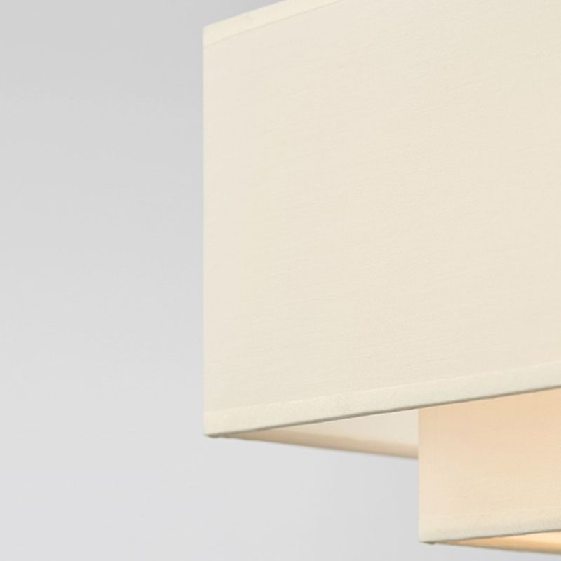 Geometrical Semi Flush Mount Light Traditional Fabric Semi Flush Mount Ceiling Fixture