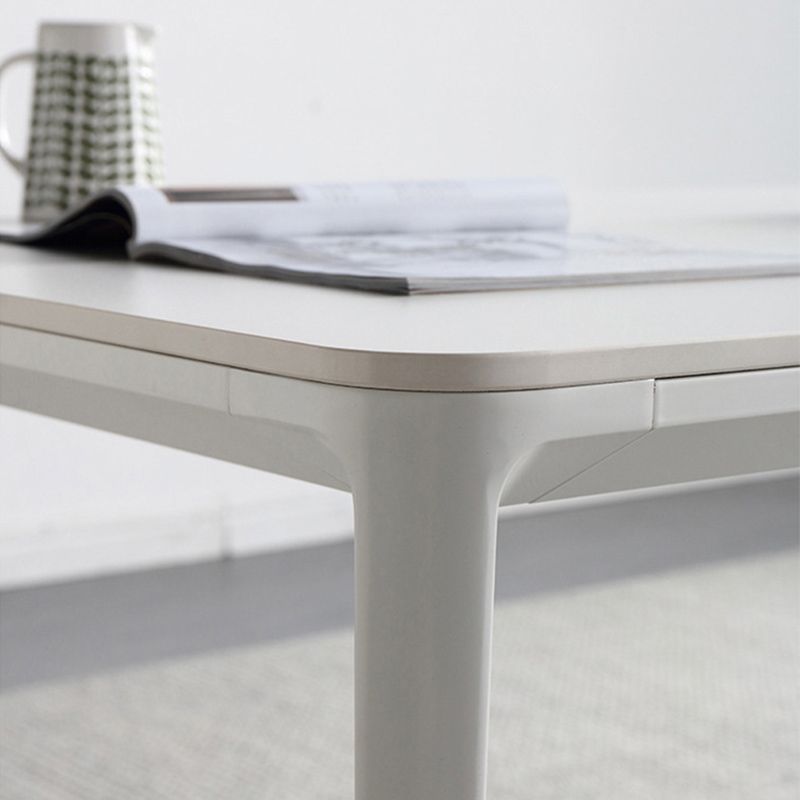 Contemporary Style 1/2/5/7 Pieces Dining Chairs Set Stone Rectangle Furniture in Gray