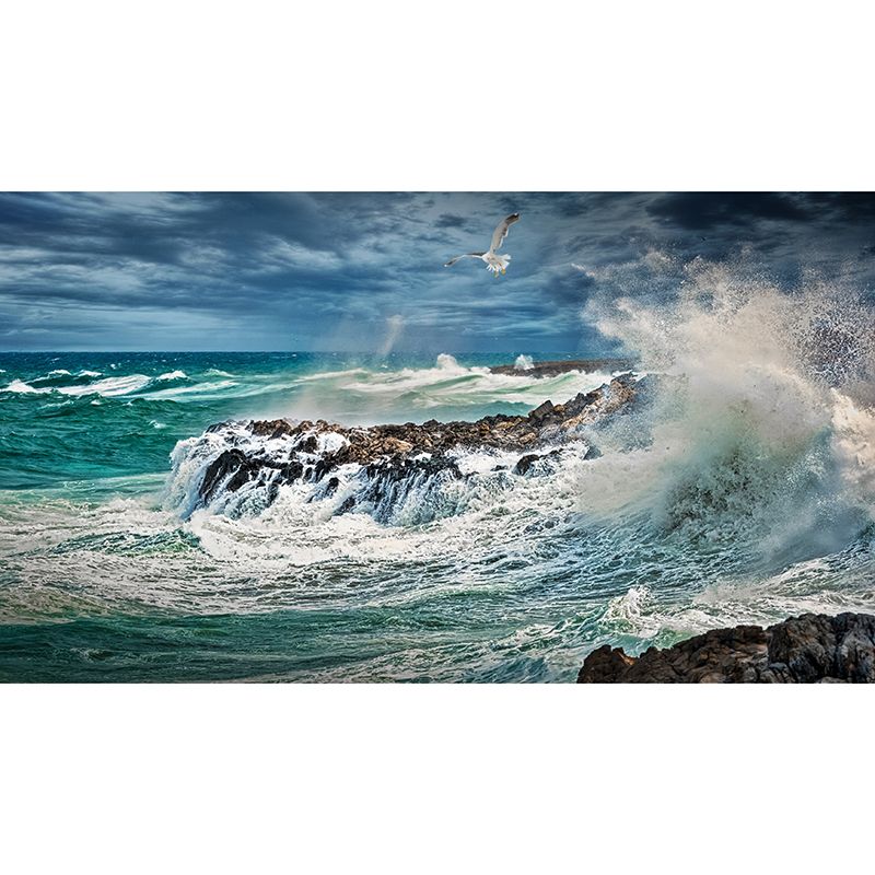 Modern Style Wall Mural Wallpaper Beautiful Sea Living Room Wall Mural