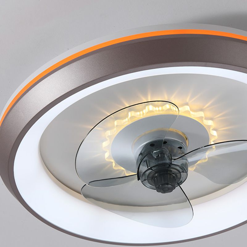 Iluminación de ventilador de techo de estilo moderno iluminación de ventilador de techo múltiple de metal para restaurante