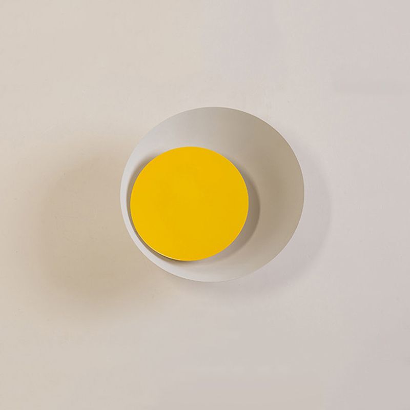 Moderni macaron moderni in stile ciotola ciotola sconde muro metallo 1 flioncini leggeri