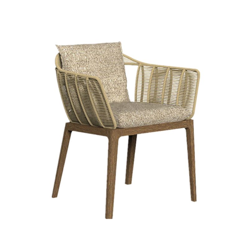 Rectangular Dining Set Stone 1/7 Pieces Dining Set with Wooden Base