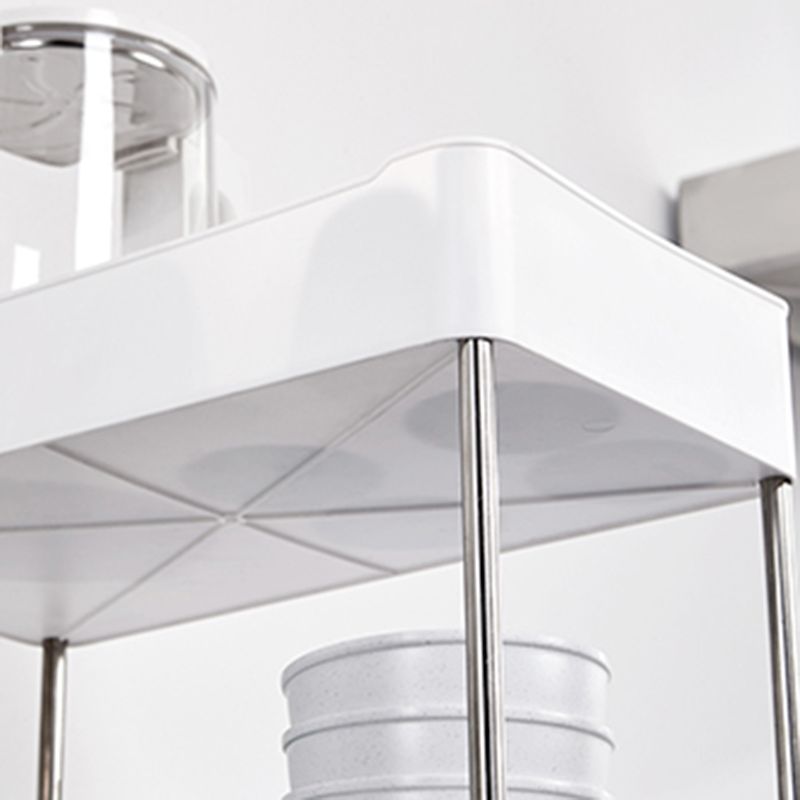 Libreria etagere aperta contemporanea con libreria di plastica in telaio in acciaio