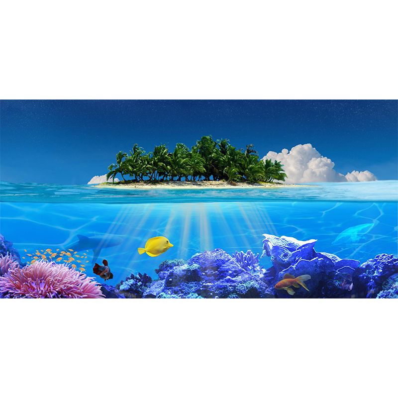 Underwater Photos Contemporary Wall Art Waterproofing Mural Wallpaper for Dining Room