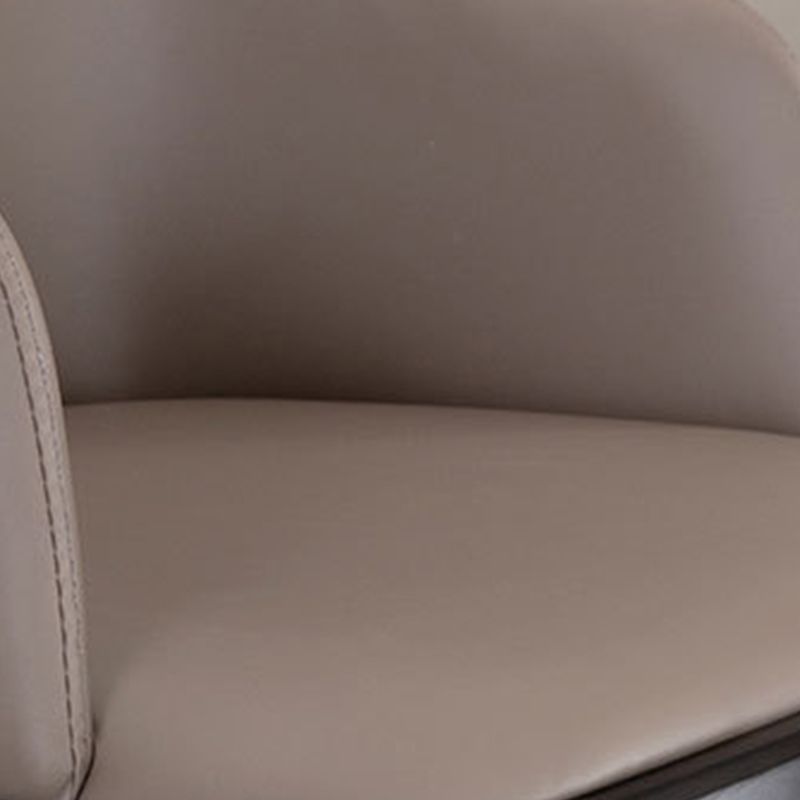 Upholstered Dining Chair Contemporary Kitchen Dining Arm Chair with Wood Legs