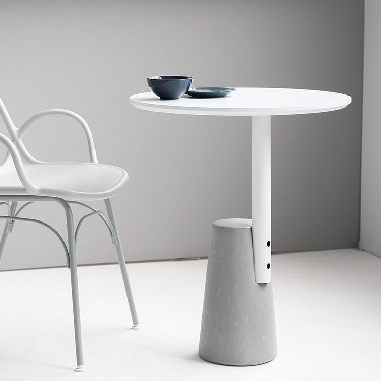 Sockelbasis traditioneller Luxus -Tisch runder Betontisch für Esszimmer