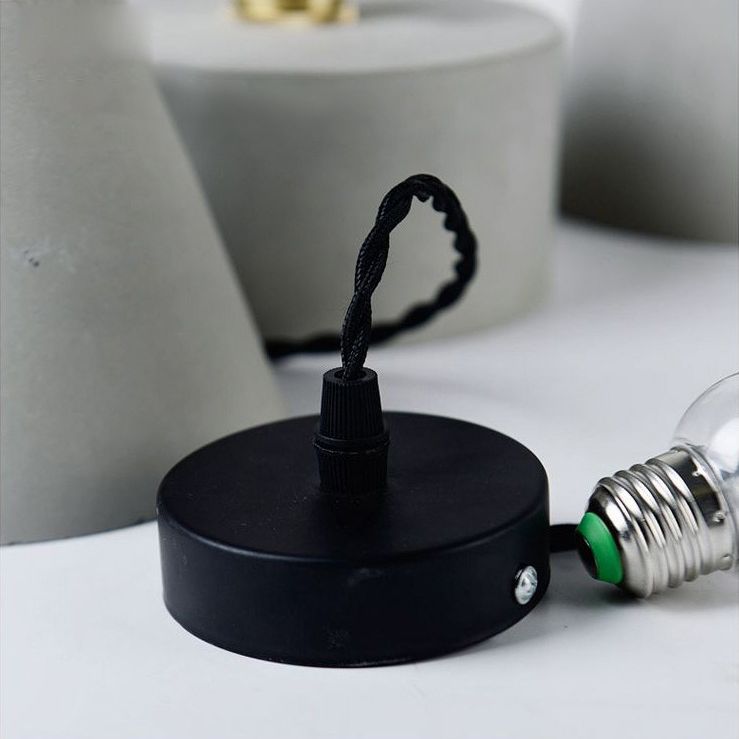 Luci a soffitto a sospensione cemento con tonalità moderna 1 ciondolo luce
