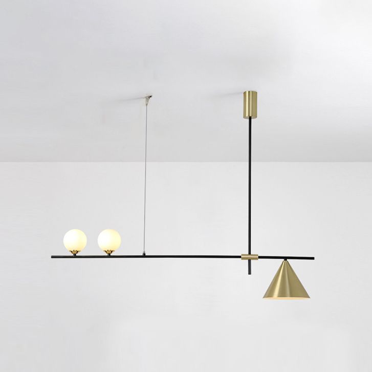 Globe Chandeliers Island Lights Modern Metal 3 Light Pendant Chandeliers