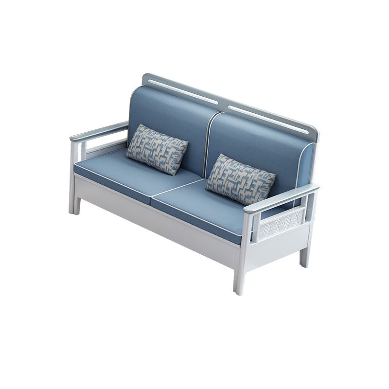 40"H Contemporary Sectional Sofa Fabric Sectional with Bostol Pillows