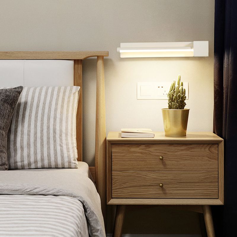 Forme linéaire 1 éclairage mural lumineux moderne luminaires muraux métalliques