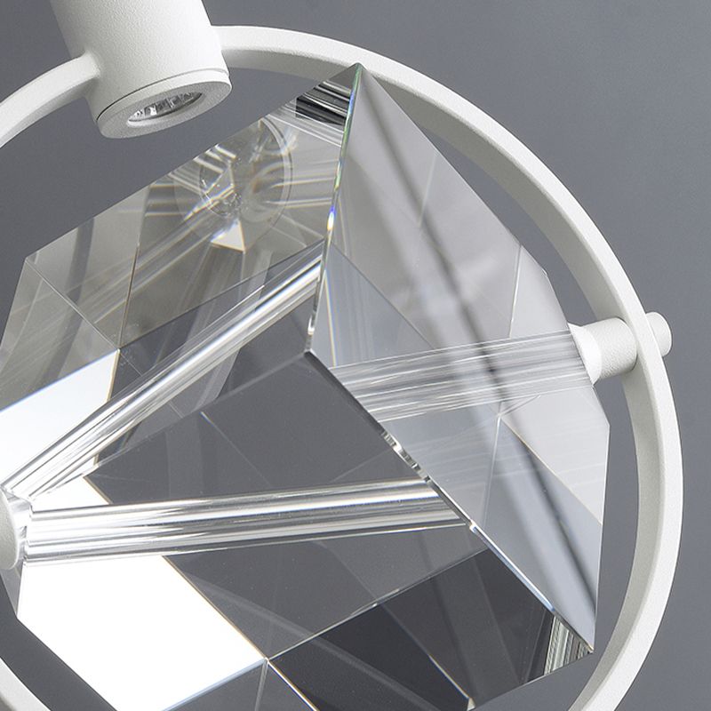 Crystal Hanging Light Modern Style Pendent Lighting Fixture for Sitting Room