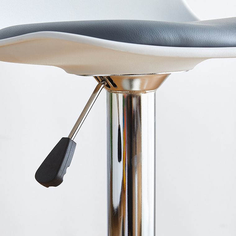Contemporary Style Bar Stool Liftable Counter Bar Stool with Metal Legs