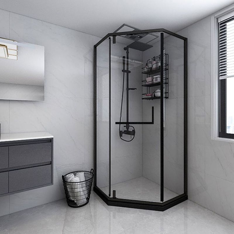 Neo-Angle 304 Stainless Steel Shower Enclosure with Single Door Handle