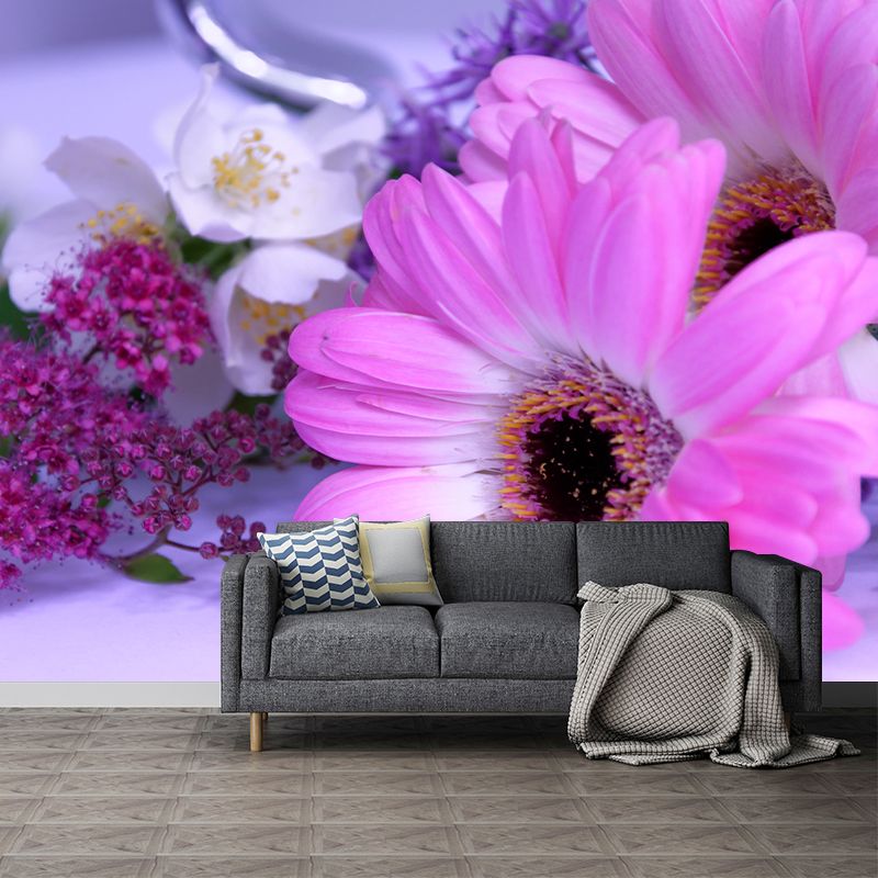 Beautiful Chrysanthemum Mural Wallpaper Customized Wall Decor for Girls Bedroom