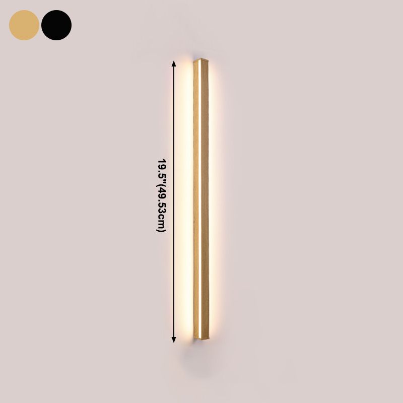Estilo contemporáneo lámparas de luz lineal lineal aluminio 1 lámparas de pared LED de luz