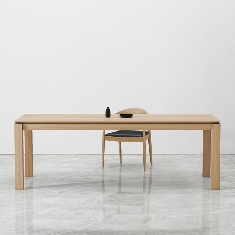 Rectangle 4 Legs Furniture Solid Wood Mid-Century Table for Dining Room