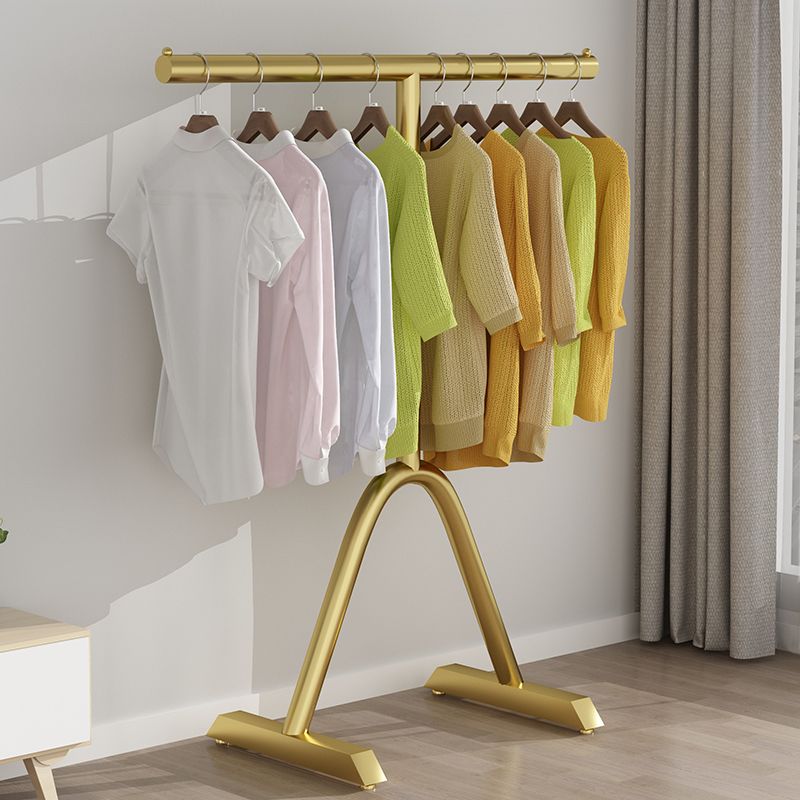 Modern Minimalist Style Coat Rack Metallic Free Standing Coat Rack for Living Room