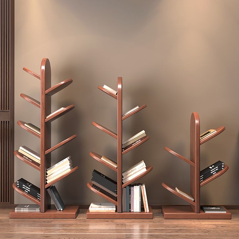 Nordic Style Open Back Bookshelf Wooden Bookcase for Study Room