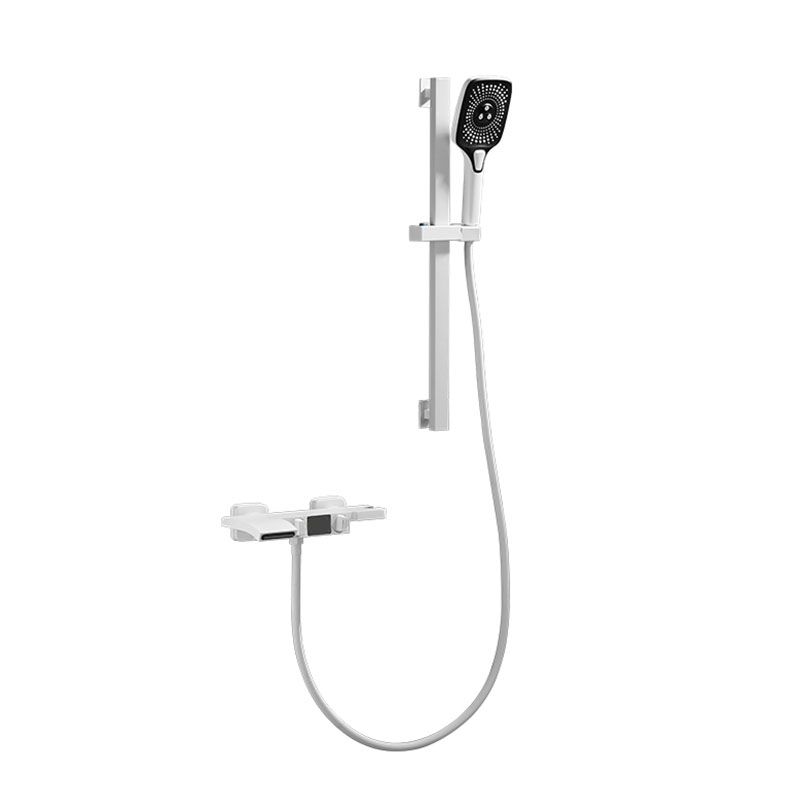 Modern Tub Spouts Copper Wall Mounted with Handheld Shower Bath Filler Trim