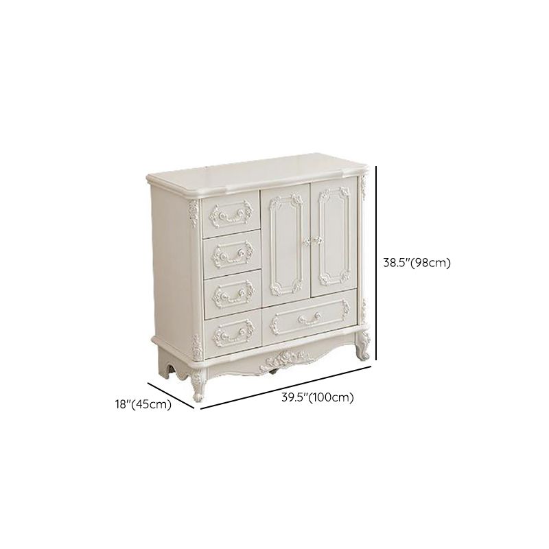 Modern Storage Chest Dresser Wooden Storage Chest with Doors