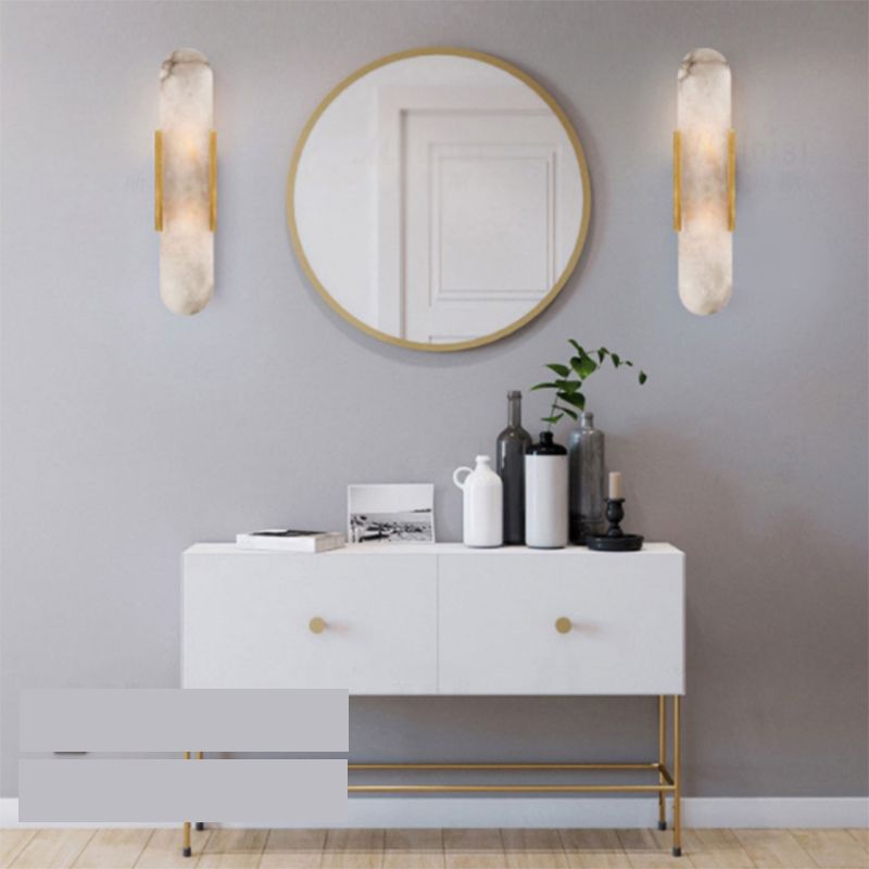Moderne einfache Style Marmor Wandleuchte LED LED Wandleuchte Lampenvorrichtung