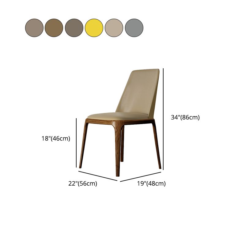 Dining Room Side Chairs Contemporary Solid Wood Kitchen Chair for Home